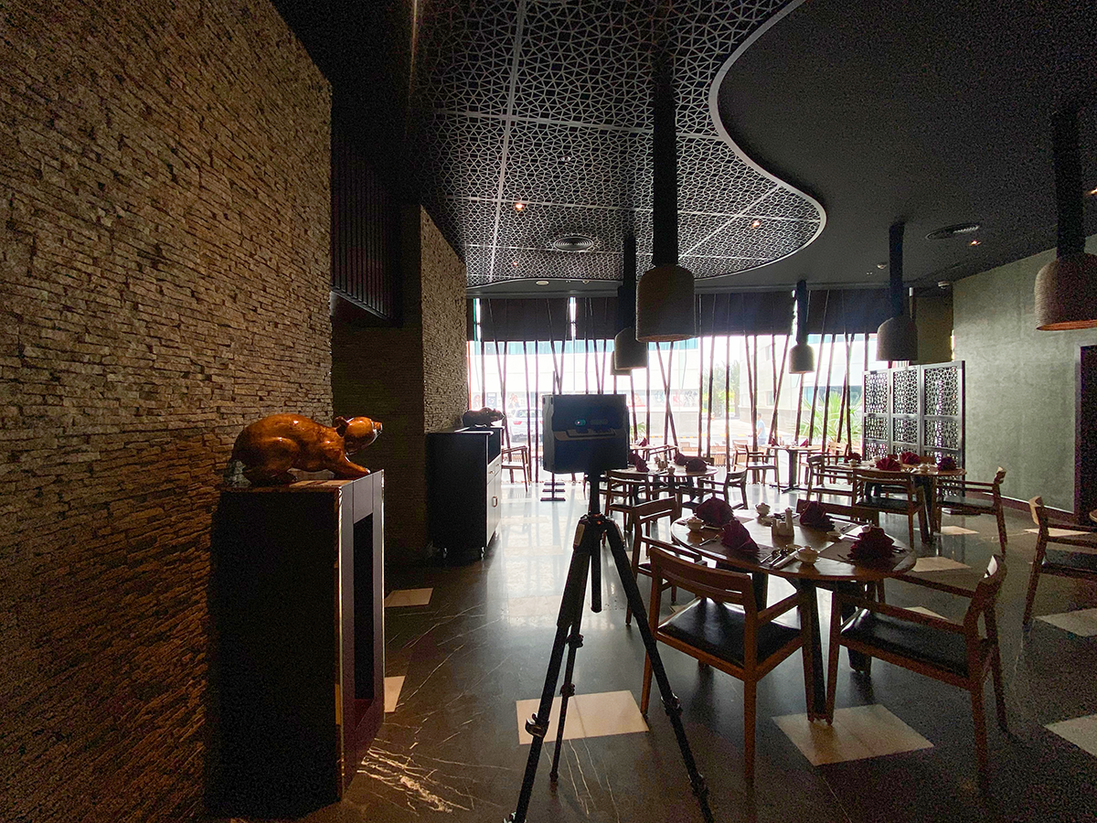 A professional Matterport Pro2 scanner, a core tool for Adostrophe's services