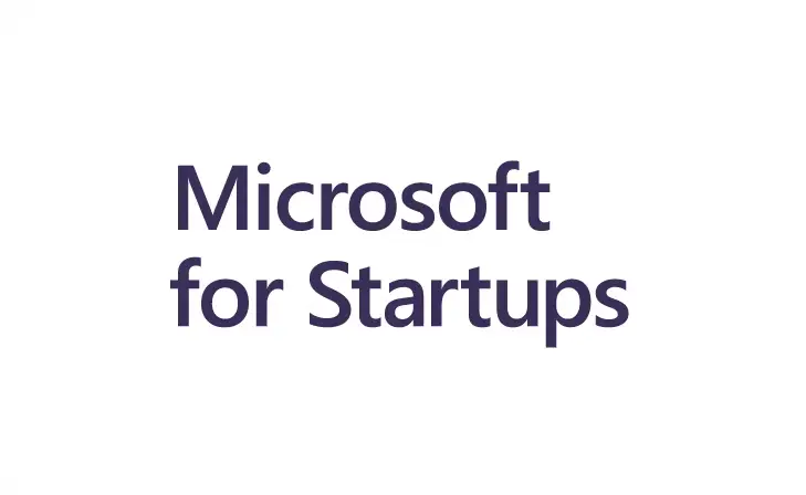 Adostrophe and Microsoft for Startups Founders Hub logos side-by-side, symbolizing their new partnership.