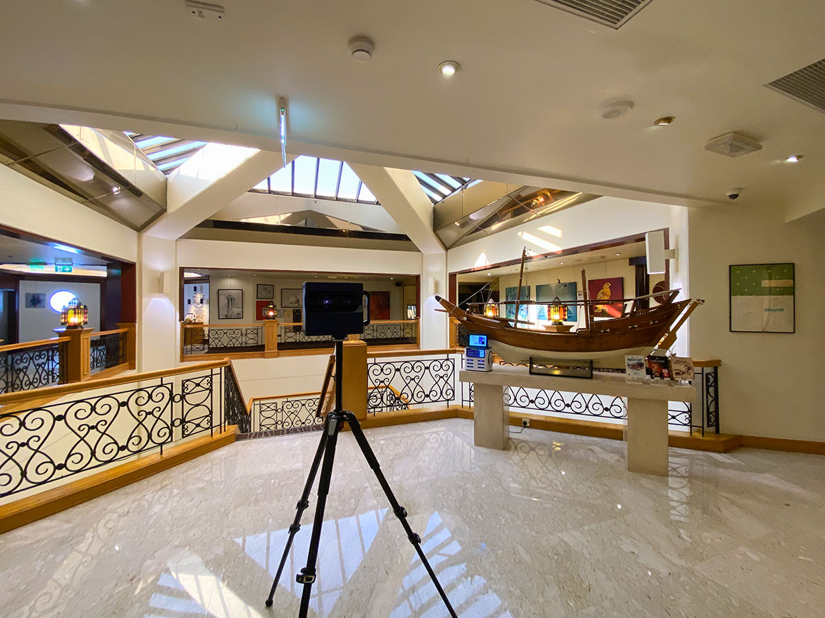 Central F&B transition area.