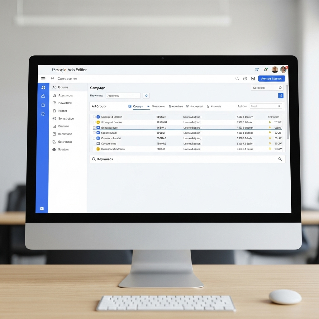 A dashboard showing advanced Google Ads performance metrics.