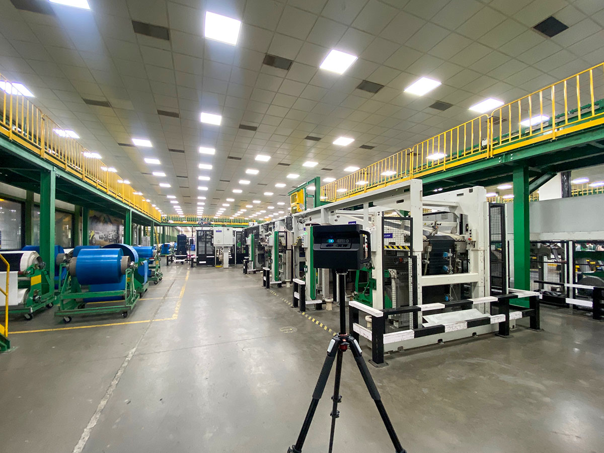 A Tyre Building Machine at the JK Tyre plant, Gwalior