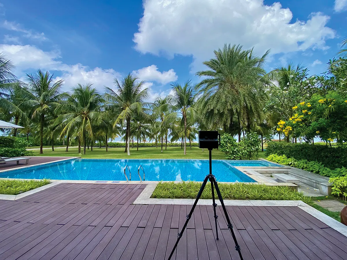 Matterport Pro2 camera at Radisson Blu Resort Phu Quoc, Vietnam