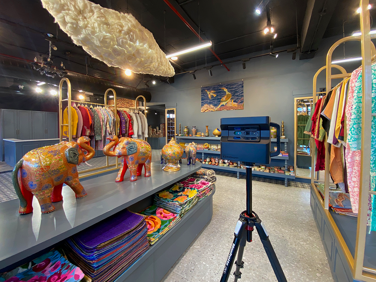Detailed view of a retail merchandising display