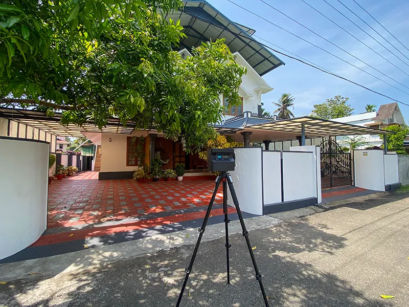 Matterport scanning on location in Aluva.