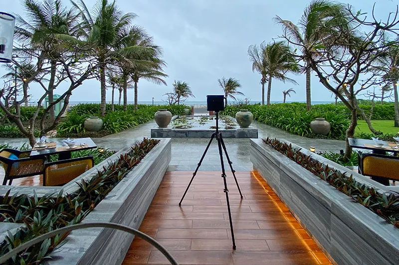 Matterport scanning on location in Cam Ranh.