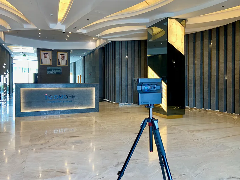 A facilities-management scan of a property in Doha.