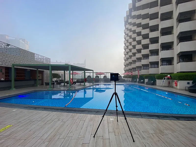Matterport scanning on location in Dubai.