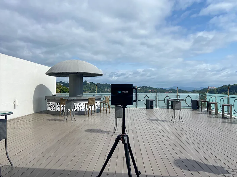 Matterport scanning on location in Kandy.