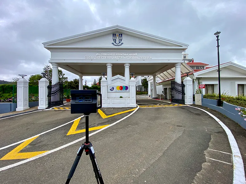 Matterport scanning on location in Ooty.
