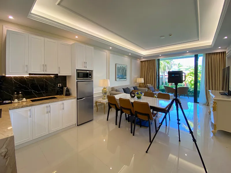 Matterport scanning on location in Phu Quoc.