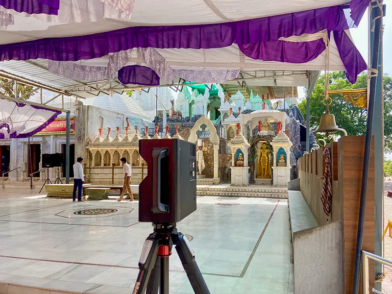 Matterport scanning on location in Ratlam.