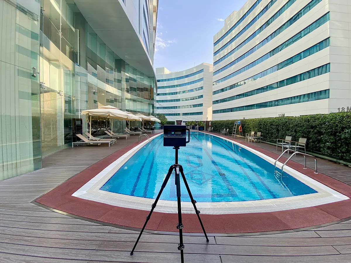 A Matterport 3D virtual tour of a modern apartment